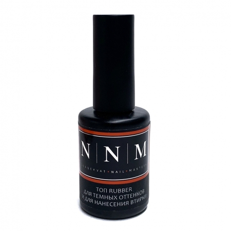 NNM Top Rubber Dark - Топ каучуковый для темных оттенков и нанесения втирки 11 мл